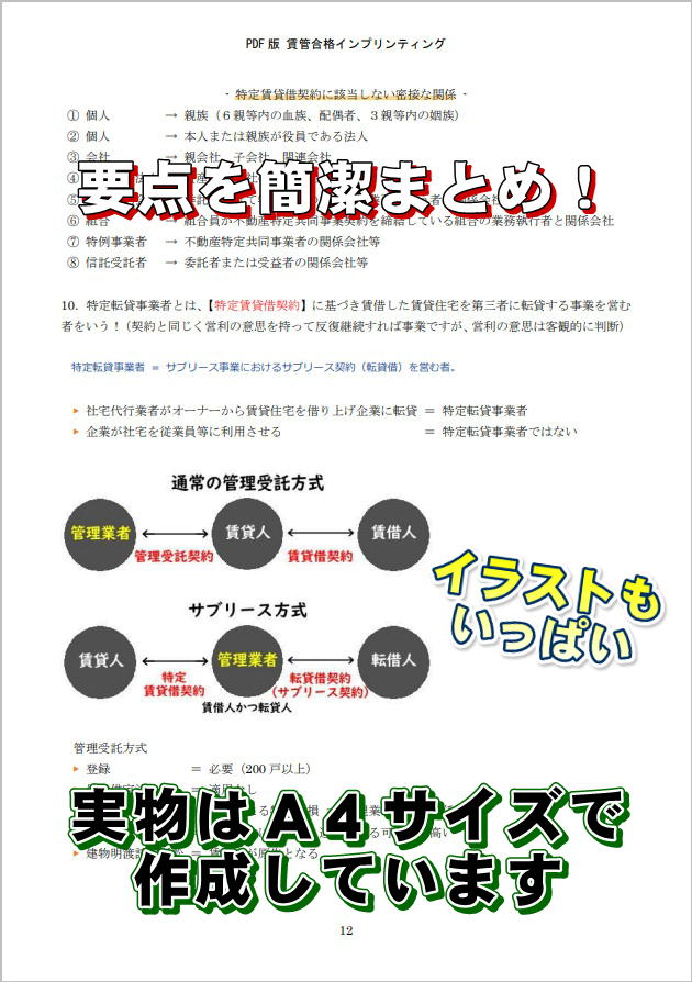 過去問集と宅建切り抜き集、便利な単語帳も付いて衝撃の2000円！